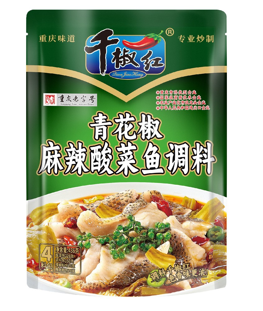 436g青花椒麻辣酸菜鱼调料